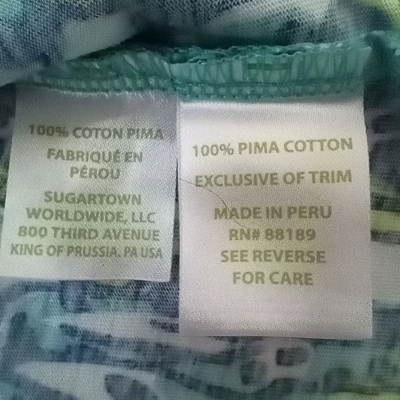 Lilly Pulitzer Windsor Sea Strapless Dress Womens Small Blue Green Pima Cotton - Picture 12 of 16